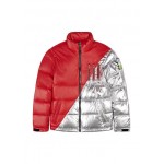 THE NEW DESIGNERS BOMBERS MIDDLE SILVER/RED